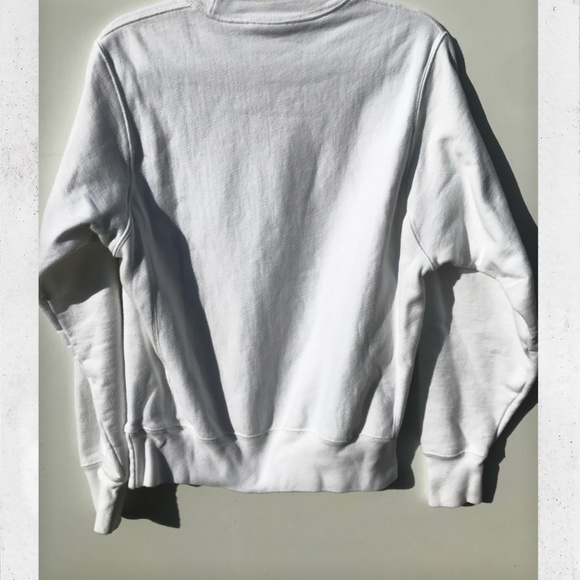 Champion Reverse Weave White Crewneck - Picture 4 of 4